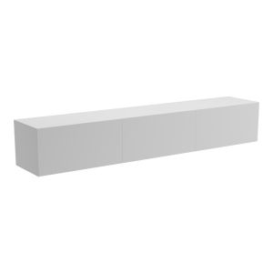Wall-mounted TV cabinet with LED Rival white 180x35x30cm