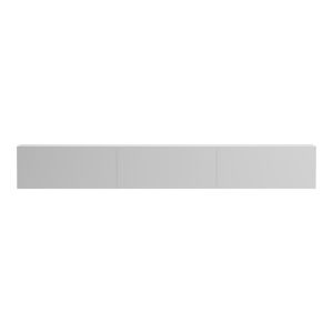 Wall-mounted TV cabinet with LED Rival white 210x35x30cm