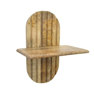 Arcadia wall shelf 3 pcs. solid mango wood in natural shade 30x20x40cm