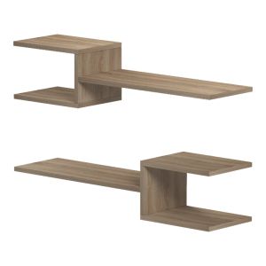 Wall shelves Sumpa 2 pcs Sonoma 65x20x18 cm