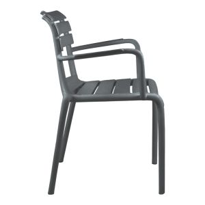 Стол Almea pp антрацит 58x56x82см
