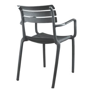 Стол Almea pp антрацит 58x56x82см