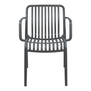 Стол Zoi pp в антрацит 55.5x57.5x79см