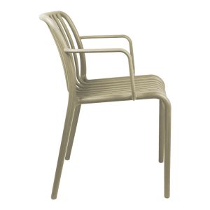 Стол Zoi pp в капучино 55.5x57.5x79см