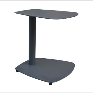 Side table for chaise longue HM6563.01, aluminum in gray, 40X39X42 cm high.