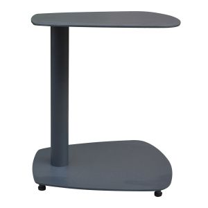 Side table for chaise longue HM6563.01, aluminum in gray, 40X39X42 cm high.