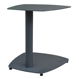 Side table for chaise longue HM6563.01, aluminum in gray, 40X39X42 cm high.