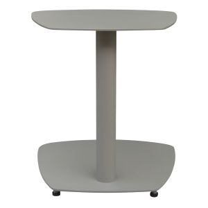 Side table for chaise longue HM6563.03, aluminum in light gray (taupe) 40X39X42HCM.