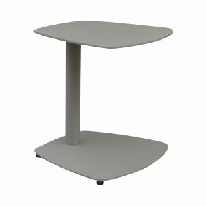 Side table for chaise longue HM6563.03, aluminum in light gray (taupe) 40X39X42HCM.