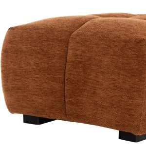 ТАБУРЕТКА COVEN HM3342.02 ТУХЛЕНО ЧЕРВЕН ПЛАТ 100X65X37ВСМ.