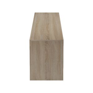 Liner TV cabinet, Sonoma-white color, 210x40x50 cm