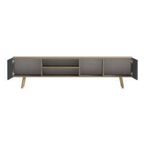 TV cabinet Osclo sonoma-anthracite 160x30x53.5cm