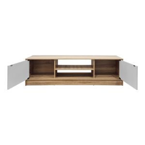 TV cabinet Sasa, Sonoma-white color, 150x35x41.5 cm