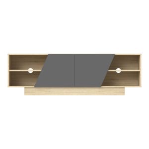 TV cabinet Stevie sonoma-anthracite 160x40x50cm