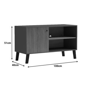 TV cabinet Tuscany sonoma-anthracite 100x40x51cm
