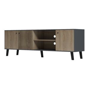 TV cabinet Tuscany sonoma-anthracite 180x41x51cm