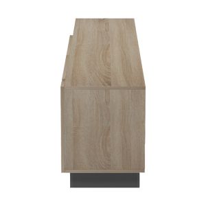 TV cabinet with Led Vario Sonoma - anthracite 185.6x35x45cm