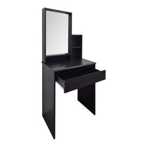 Dressing table Larnia with mirror and stool wenge 65x40x142cm