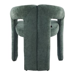 ТРАПЕЗАРЕН СТОЛ HM18362.04 ЗЕЛЕН ЛЕНЕН ПЛАТ 64X50X76.5ВСМ.