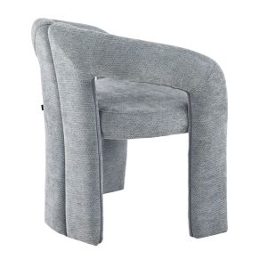 ТРАПЕЗАРЕН СТОЛ NEZA HM18362.01 СВЕТЛО СИВ ЛЕНЕН ПЛАТ 64X50X76.5ВСМ.