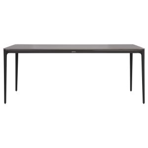 Dining table Stad HM6557.01 gray aluminum frame and sintered stone top 180X90X75HCM.