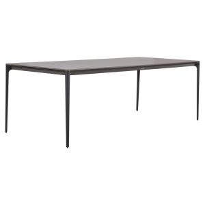 Dining table Stad HM6558.01 gray aluminum frame and sintered stone top 220X100X75HCM.