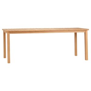 Rectangular dining table Finto HM6616 teak wood - natural color 200X100X75HCM.