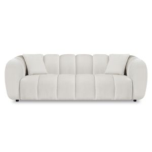 Three-seater sofa Opale SM3319.02 light beige fabric 230X96X76ВСМ.