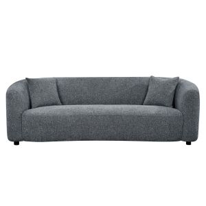 Three-seater sofa Nord HM3321.01 gray fabric 230X96X75 cm.