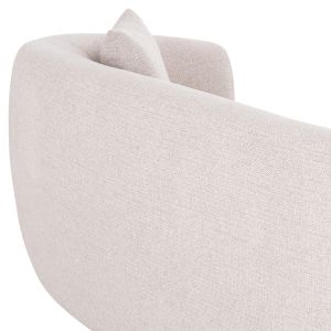 Three-seater sofa Nord HM3321.02 light beige fabric 230X96X75 cm.