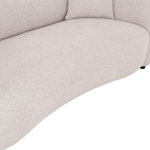 Three-seater sofa Nord HM3321.02 light beige fabric 230X96X75 cm.