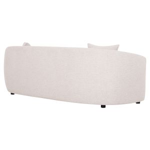 Three-seater sofa Nord HM3321.02 light beige fabric 230X96X75 cm.