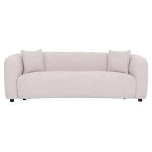 Three-seater sofa Nord HM3321.02 light beige fabric 230X96X75 cm.