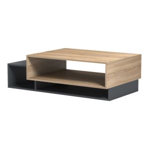 Coffee table Dekost in sonoma-anthracite color 105x50x32cm