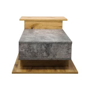 Coffee table Nuvele gray-sonoma 90x50x35cm