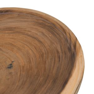 Холна маса Tobola от суарово дърво в естествен цвят D60x45см