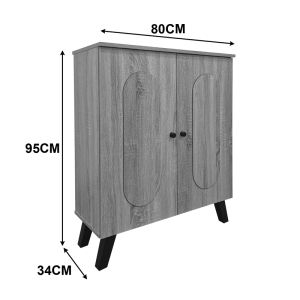 Шкаф за обувки Cathi Sonoma 80x34x95см