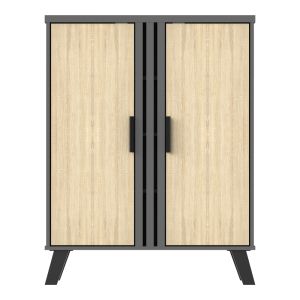 Шкаф за обувки Shoby сонома-антрацит 70.5x30x91см