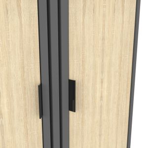 Шкаф за обувки Shoby сонома-антрацит 70.5x30x91см