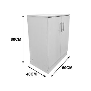 Шкаф за обувки Souken за 6 чифта обувки бял 60x40x80см