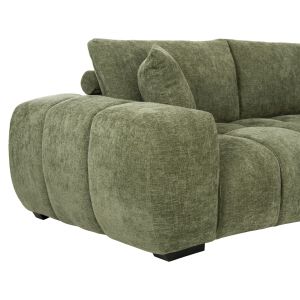 CORNER SOFA (RIGHT) COVEN HM3266.14R GREEN FABRIC 298X102-208X85CM.