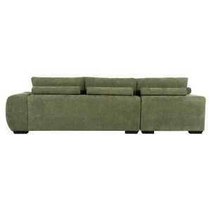 CORNER SOFA (LEFT) COVEN HM3266.14L GREEN FABRIC 298X102-208X85CM.