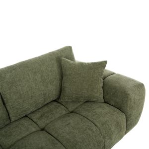 CORNER SOFA (LEFT) COVEN HM3266.14L GREEN FABRIC 298X102-208X85CM.