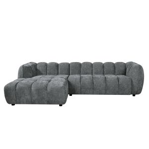 Corner sofa (left) Lykke HM3326.01L gray fabric 280X89-165X70ВСМ.