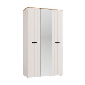 Wardrobe with mirror Lambeth 3K1O H207 cashmere-artisan oak color 120X54X208CM