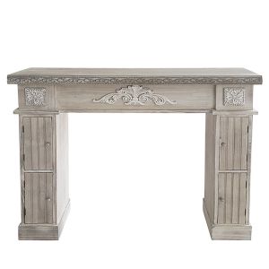 Дървена декоративна облицовка за камина (фасада), състарен стил - 120X23.5X101CM 1/BOX