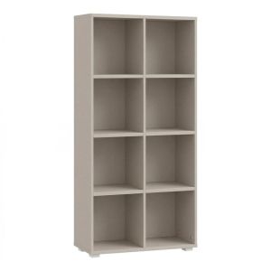 Bookcase Smart 8P cashmere color 74X25X146 cm