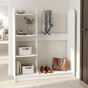 Hallway furniture Pamesa white 130X40X135CM
