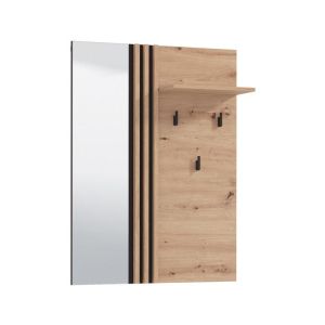 Hallway furniture Laval Og Civ Artisan oak - black color 76X21X102CM