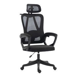 Office chair Exeter Mesh, black, 50X58X119-129 cm
